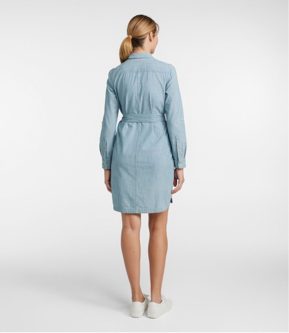 L.L.Bean | Women's Signature Camp Shirt Dress, Button-Front