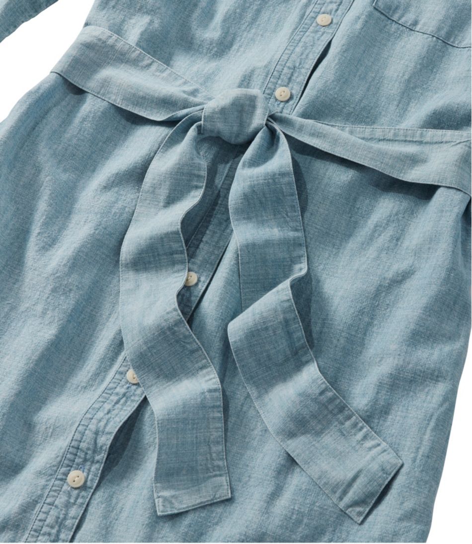 L.L.Bean | Women's Signature Camp Shirt Dress, Button-Front