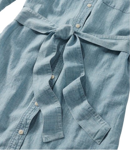 L.L.Bean | Women's Signature Camp Shirt Dress, Button-Front