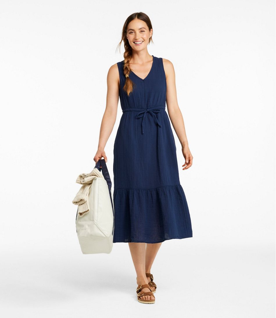 L.L.Bean | Women's Cloud Gauze Midi Dress