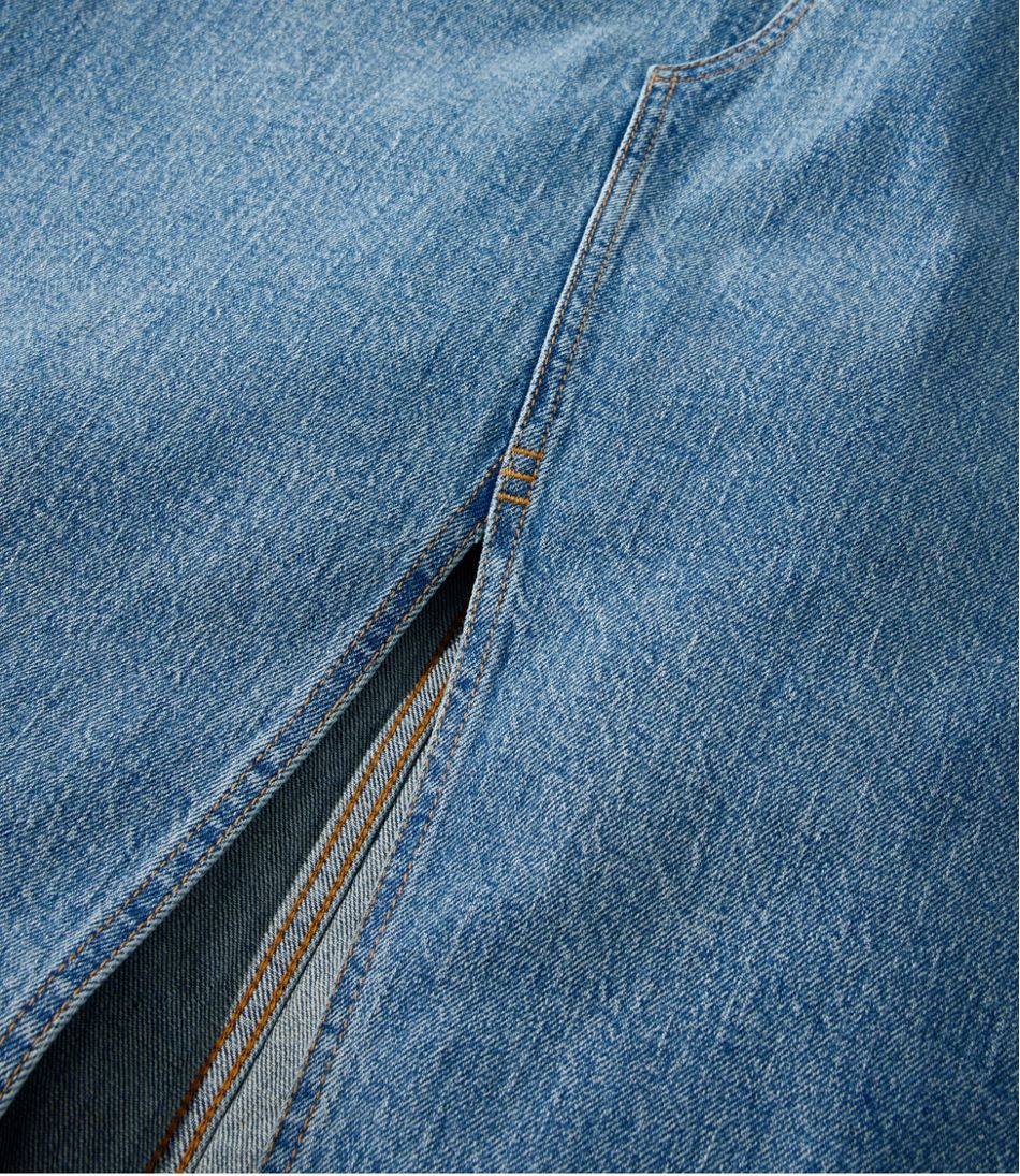 L.L.Bean | Women's Signature Heritage Denim Midi Skirt