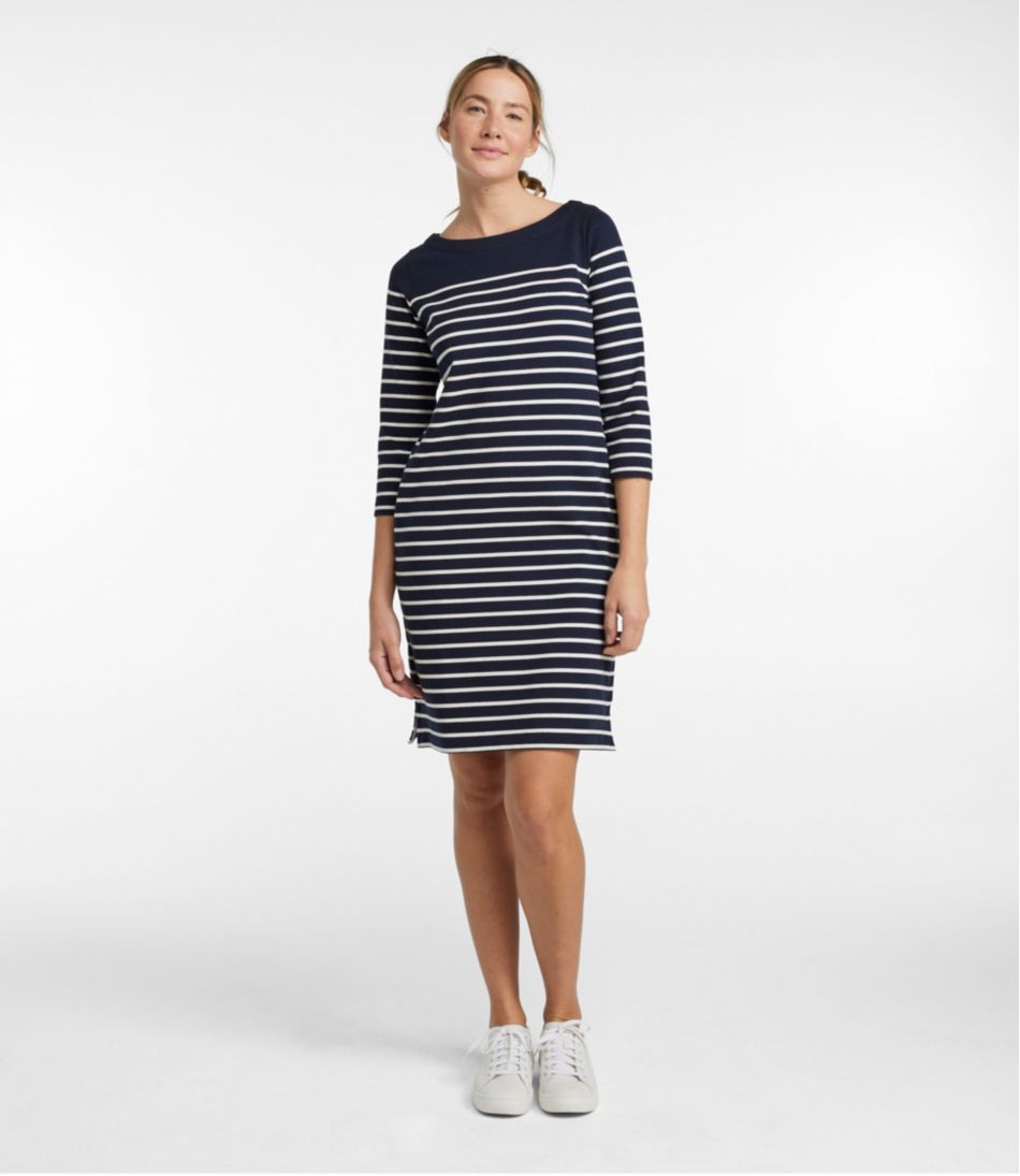 L.L.Bean | Women's Heritage Mariner Dress, Stripe