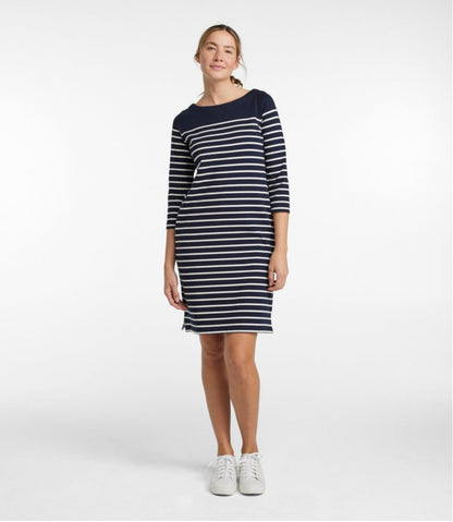 L.L.Bean | Women's Heritage Mariner Dress, Stripe