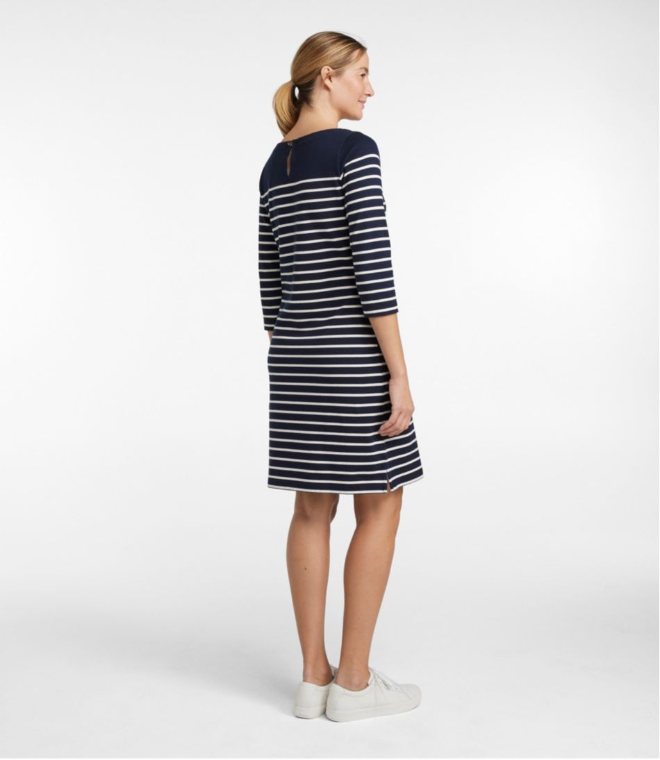 L.L.Bean | Women's Heritage Mariner Dress, Stripe