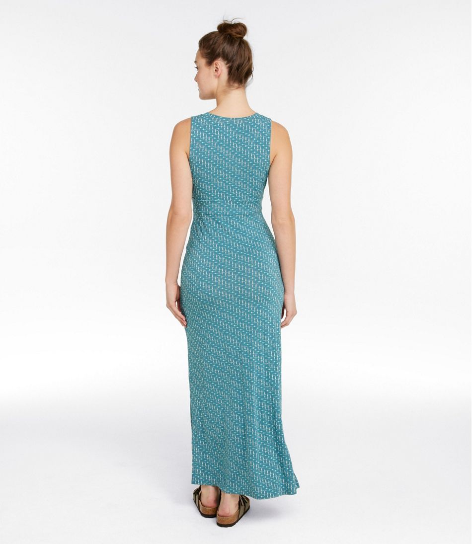 L.L.Bean | Women's Summer Knit Maxi Dress, Print