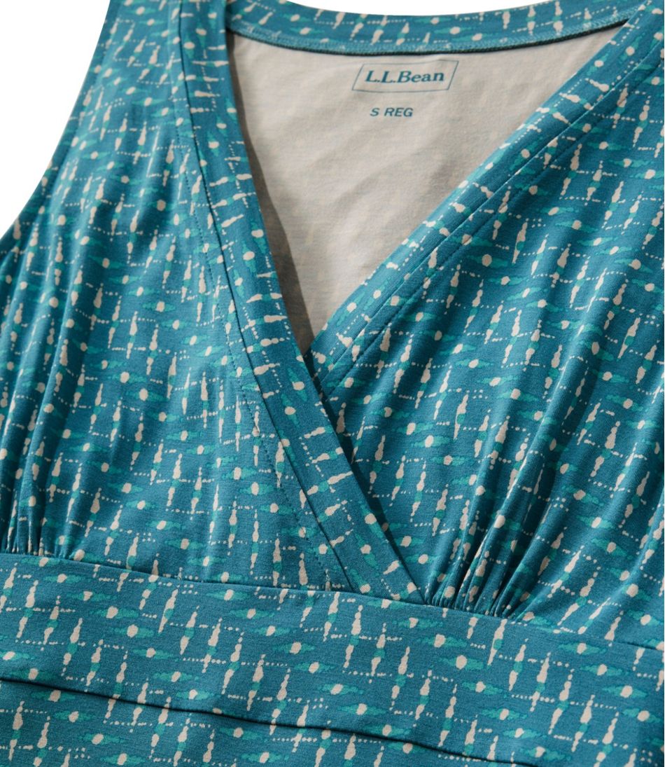 L.L.Bean | Women's Summer Knit Maxi Dress, Print