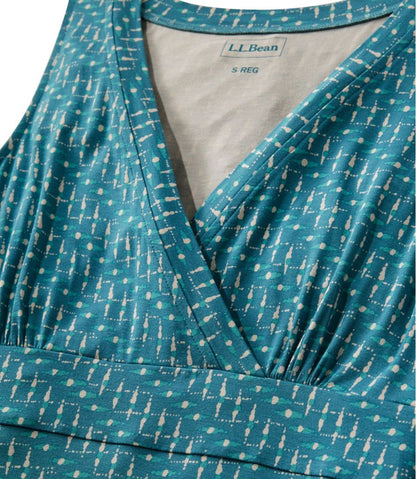 L.L.Bean | Women's Summer Knit Maxi Dress, Print