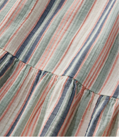L.L.Bean | Women's Cloud Gauze Midi Dress, Stripe