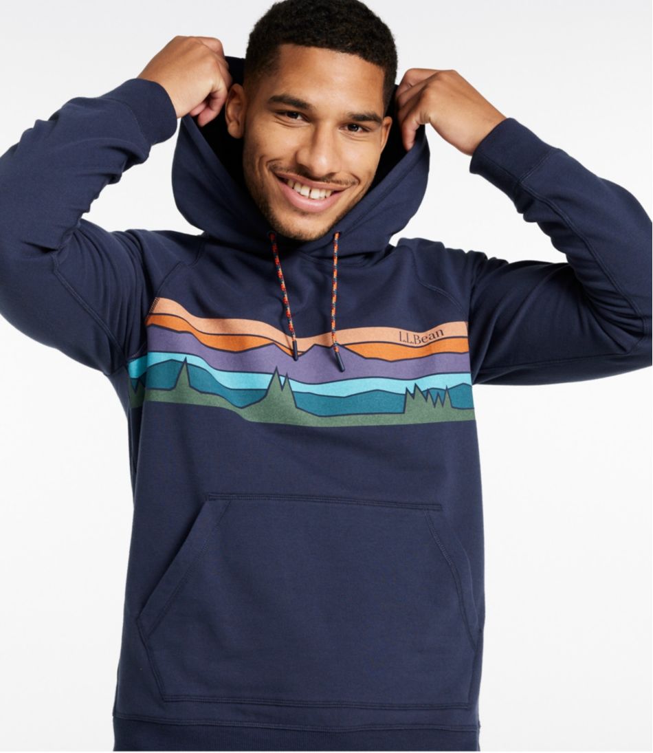 L.L.Bean | Men's Bean's Comfort Camp Hoodie, Graphic