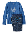 Bright Navy Winter Toile