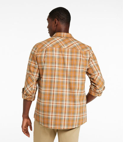 L.L.Bean | Men's Katahdin Performance Flannel Shirt, Slightly Fitted