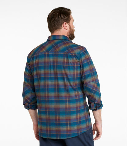 L.L.Bean | Men's Katahdin Performance Flannel Shirt, Slightly Fitted
