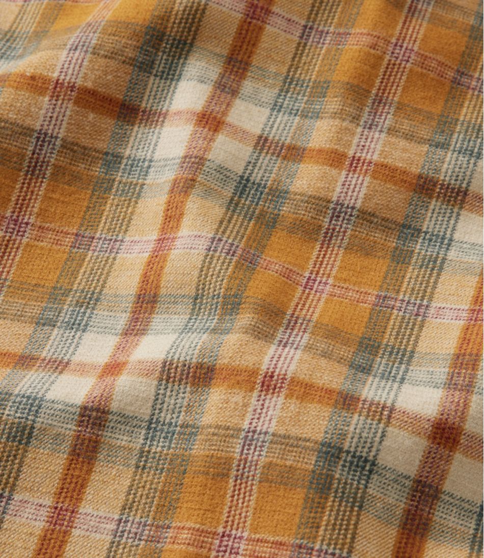 L.L.Bean | Men's Katahdin Performance Flannel Shirt, Slightly Fitted