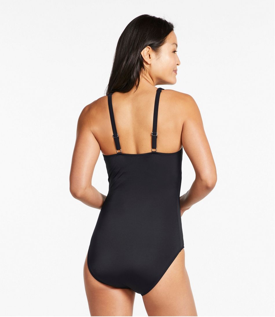 L.L.Bean | Women's BeanSport Swimwear, Squareneck Tanksuit