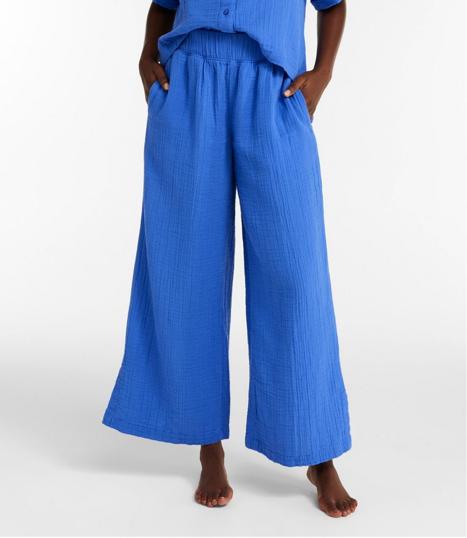 L.L.Bean | Women's Cloud Gauze Wide-Leg Pants