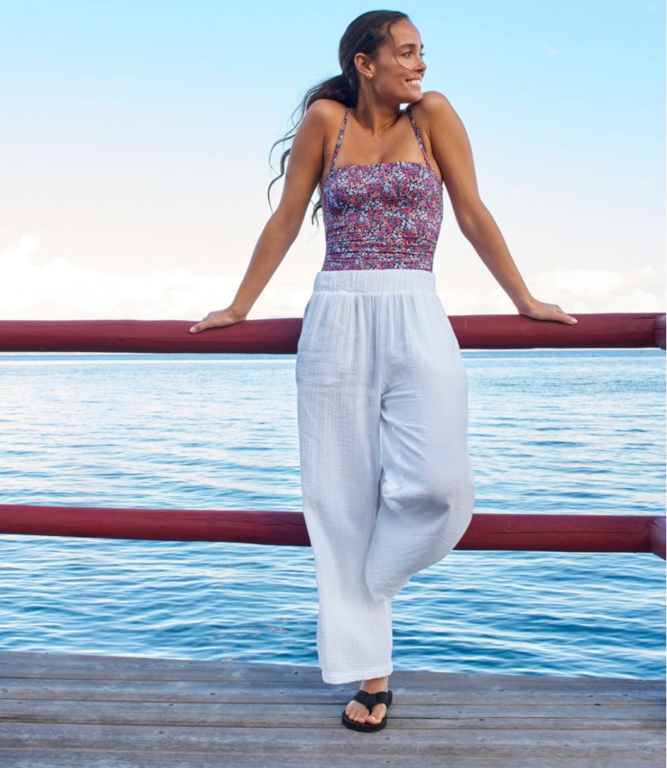 L.L.Bean | Women's Cloud Gauze Wide-Leg Pants