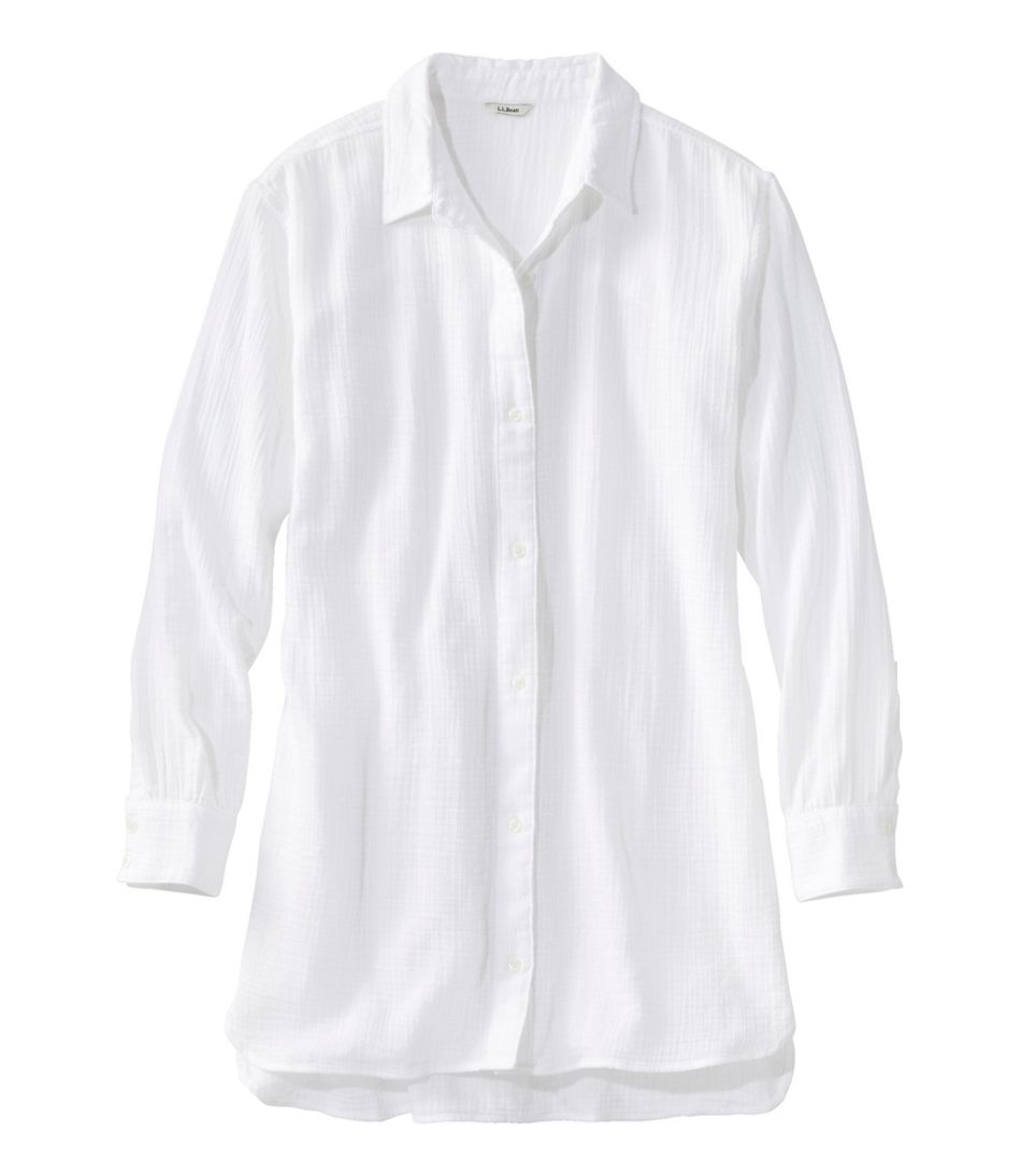 L.L.Bean | Women's Cloud Gauze Cover-Up Shirt