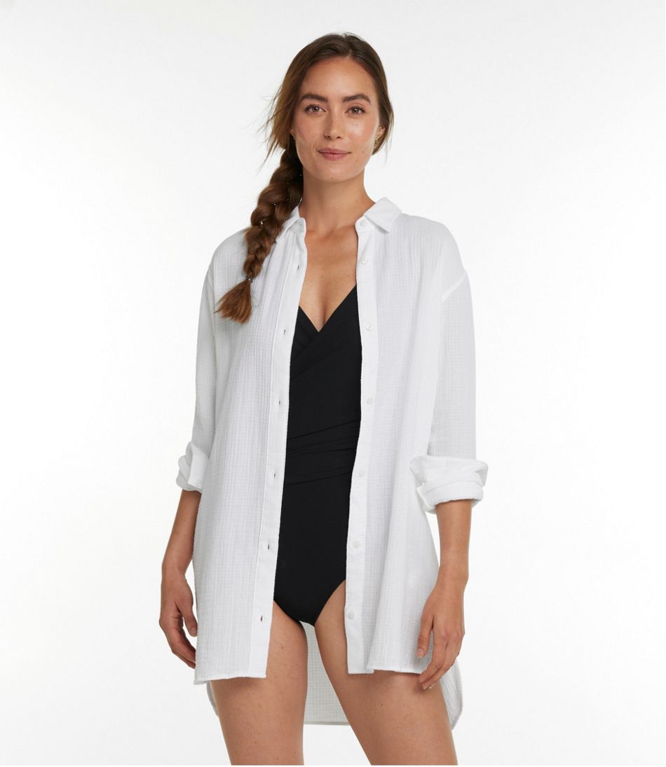 L.L.Bean | Women's Cloud Gauze Cover-Up Shirt
