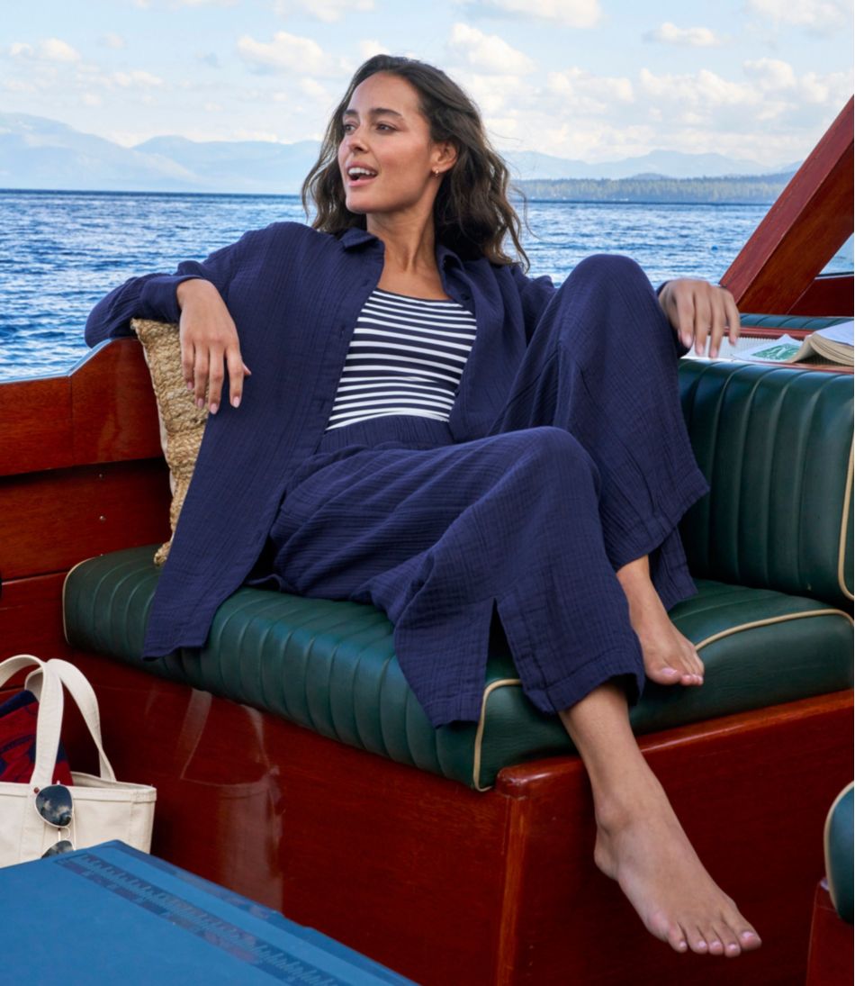 L.L.Bean | Women's Cloud Gauze Cover-Up Shirt
