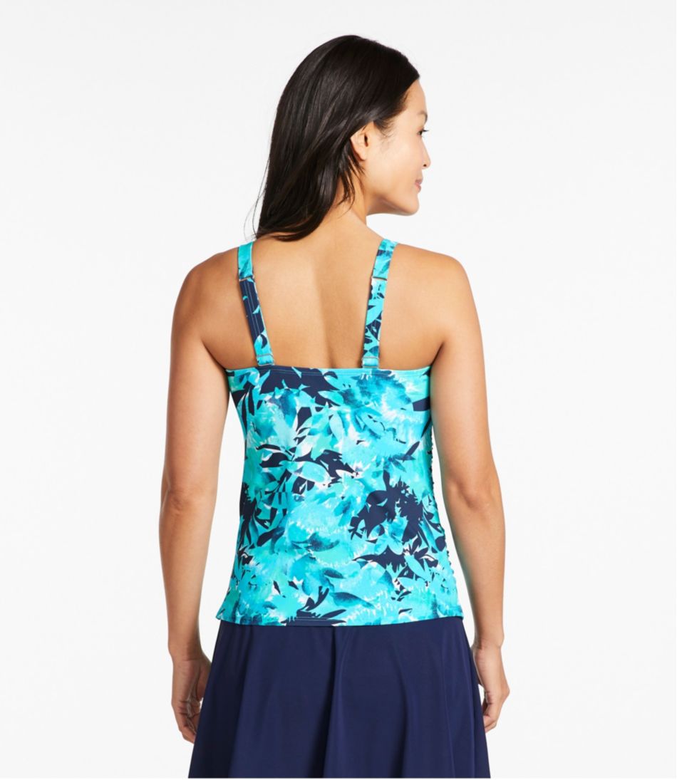 L.L.Bean | Women's Shaping Swimwear, Tankini Top Print