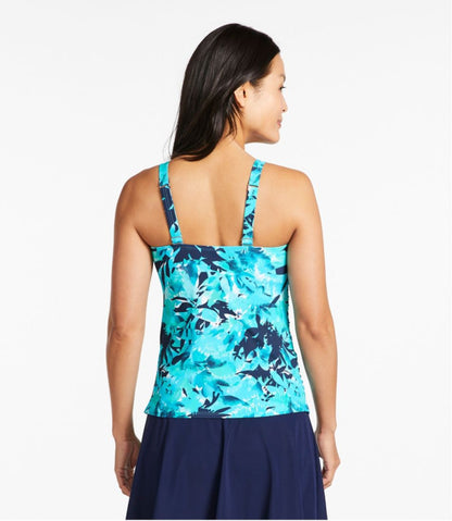 L.L.Bean | Women's Shaping Swimwear, Tankini Top Print