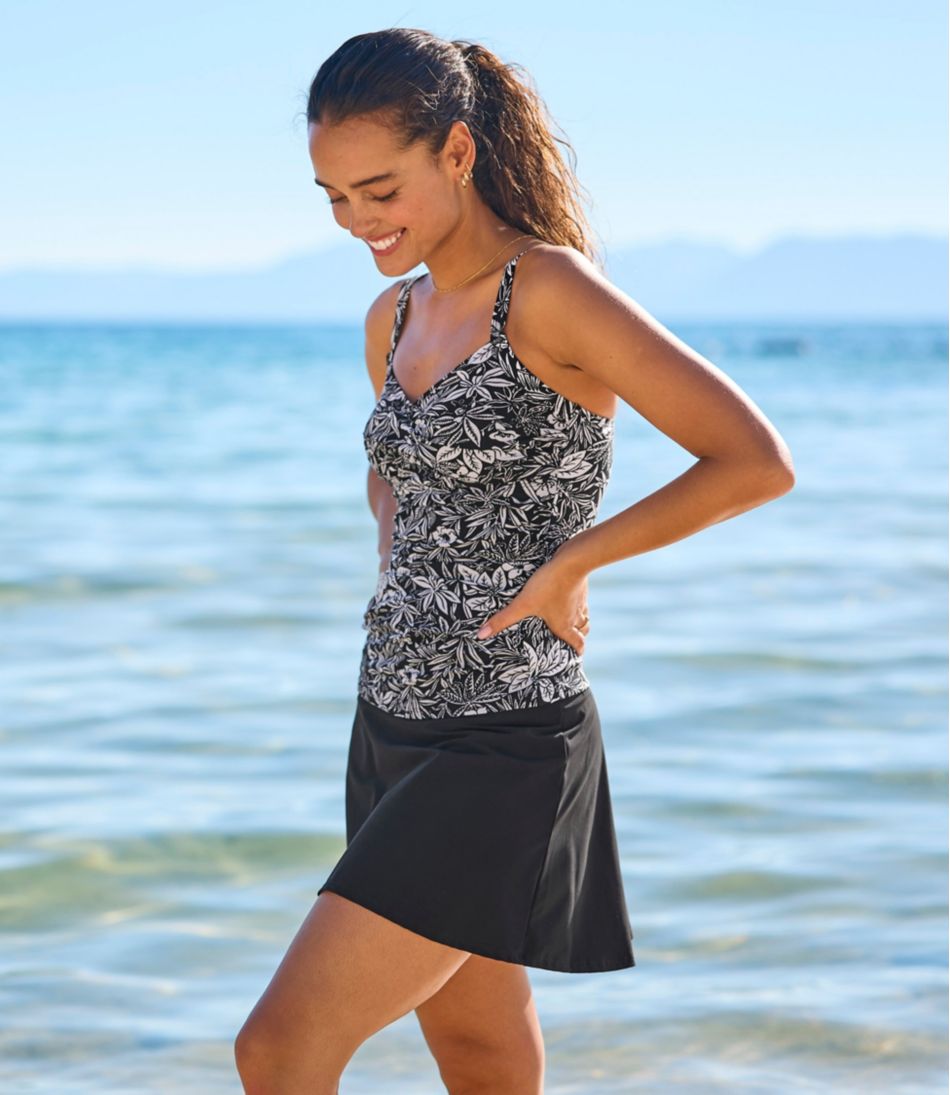 L.L.Bean | Women's Shaping Swimwear, Tankini Top Print