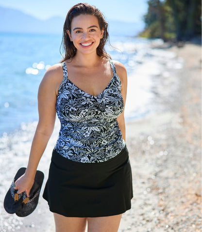 L.L.Bean | Women's Shaping Swimwear, Tankini Top Print