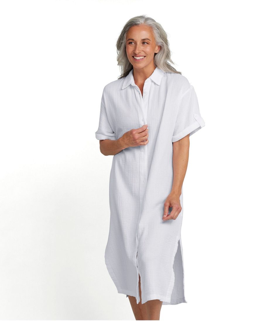 L.L.Bean | Women's Cloud Gauze Midi Dress