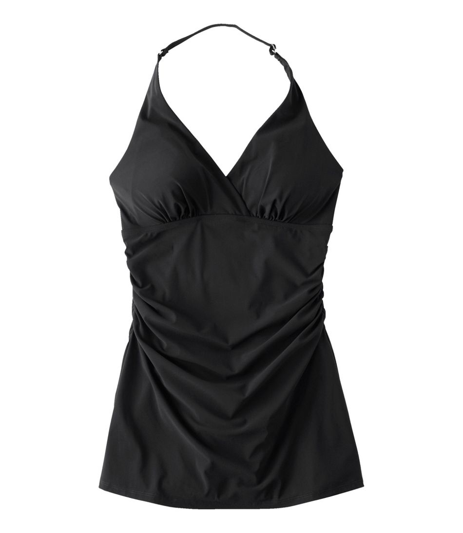 L.L.Bean | Women's Shaping Swimwear, Clasp Halter Dress