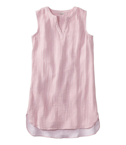 L.L.Bean | Women's Cloud Gauze Cover-Up Dress, Stripe