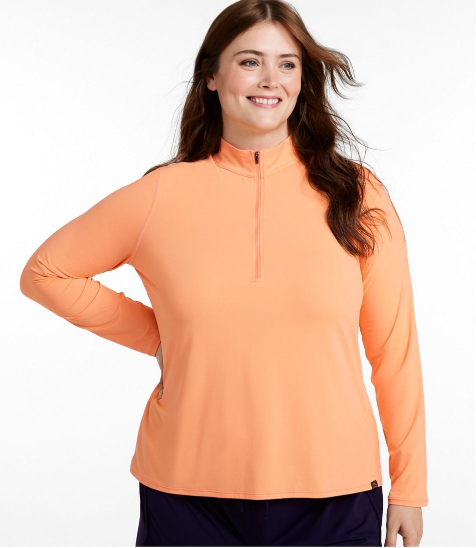 L.L.Bean | Women's SunSmart® UPF 50+ Sun Shirt, Quarter-Zip