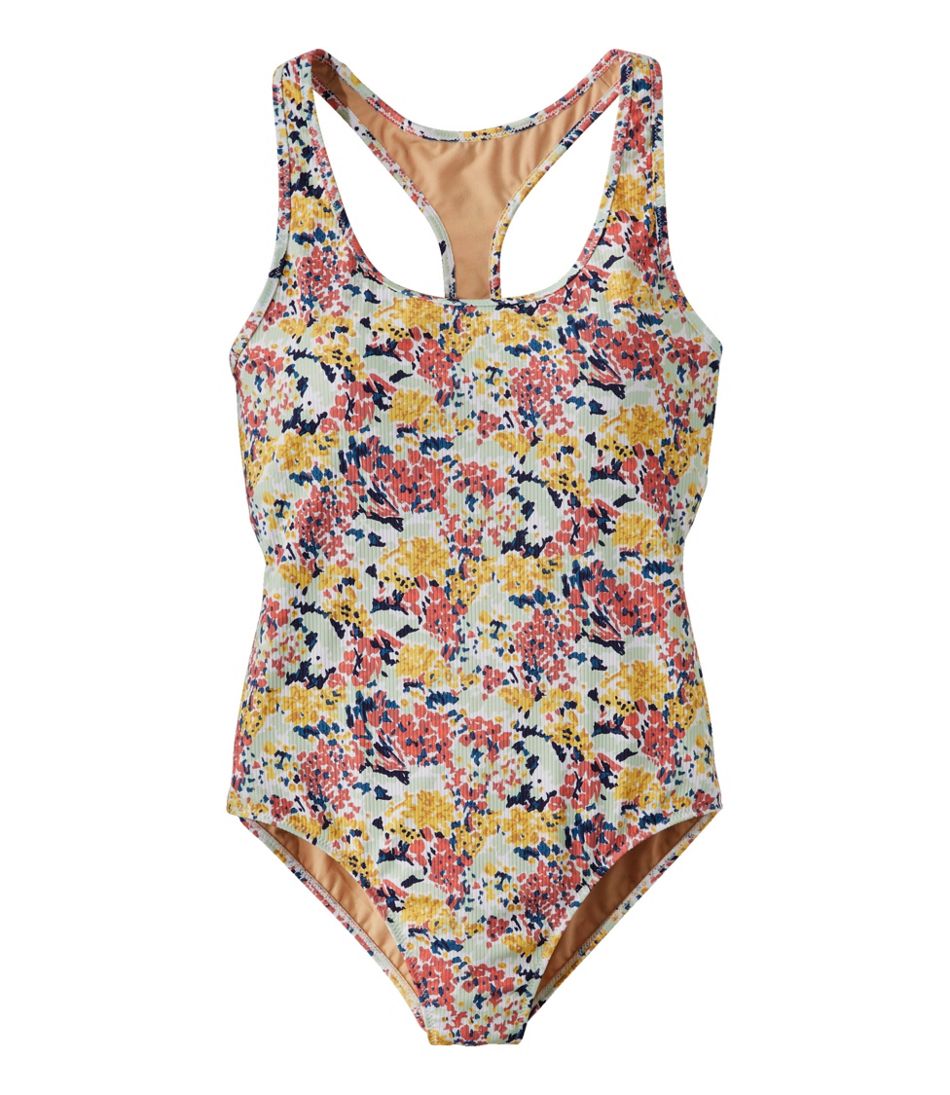L.L.Bean | Women's Sea Cove Swimwear, Tanksuit Print