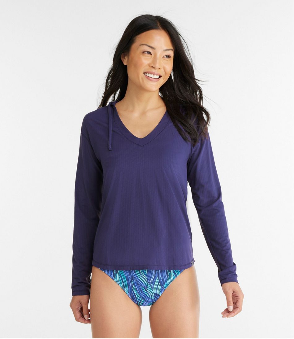 L.L.Bean | Women's Sand Beach Cover-Up, Hooded Pullover