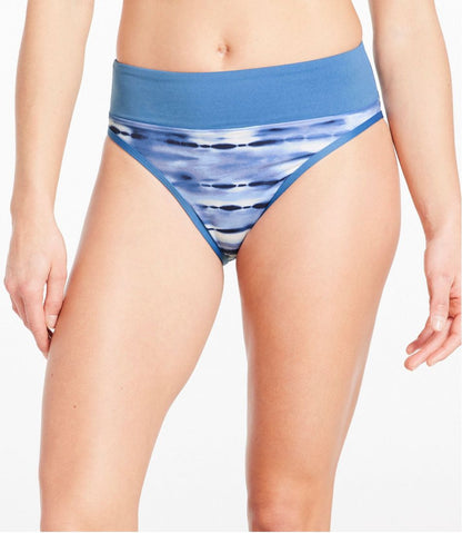 L.L.Bean | Women's New Currents Swimwear, Mid-Rise Brief Print