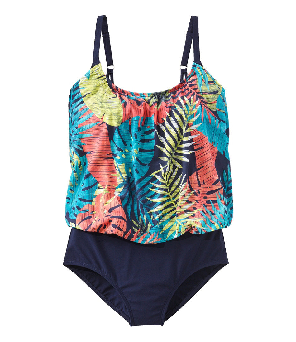 Darkest Navy Tropical,OS