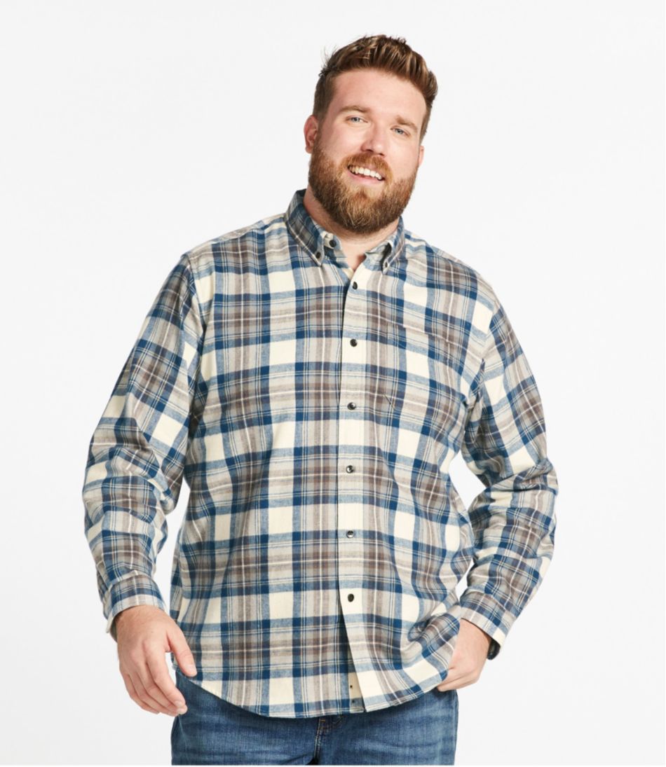L.L.Bean | Men's Scotch Plaid Flannel Shirt, Traditional Fit