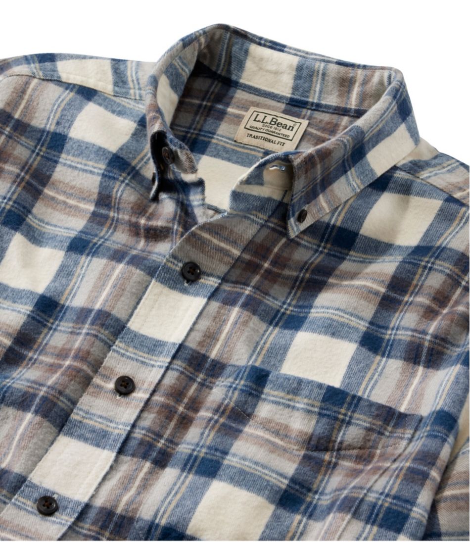 L.L.Bean | Men's Scotch Plaid Flannel Shirt, Traditional Fit