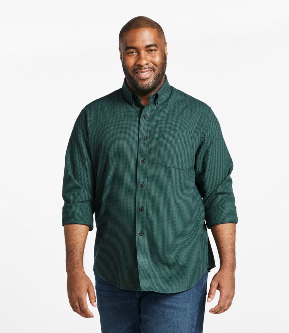 L.L.Bean | Men's Wicked Good Flannel Shirt, Traditional Fit, Houndstooth