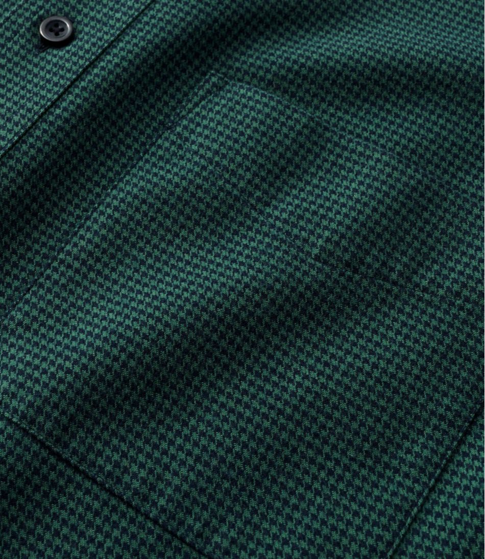 L.L.Bean | Men's Wicked Good Flannel Shirt, Traditional Fit, Houndstooth