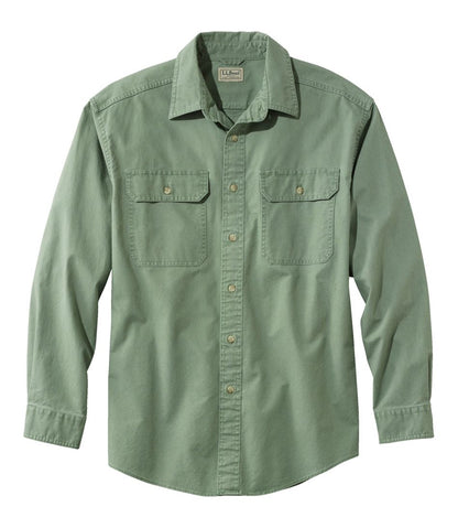 L.L.Bean | Men's Sunwashed Canvas Shirt, Traditional Fit