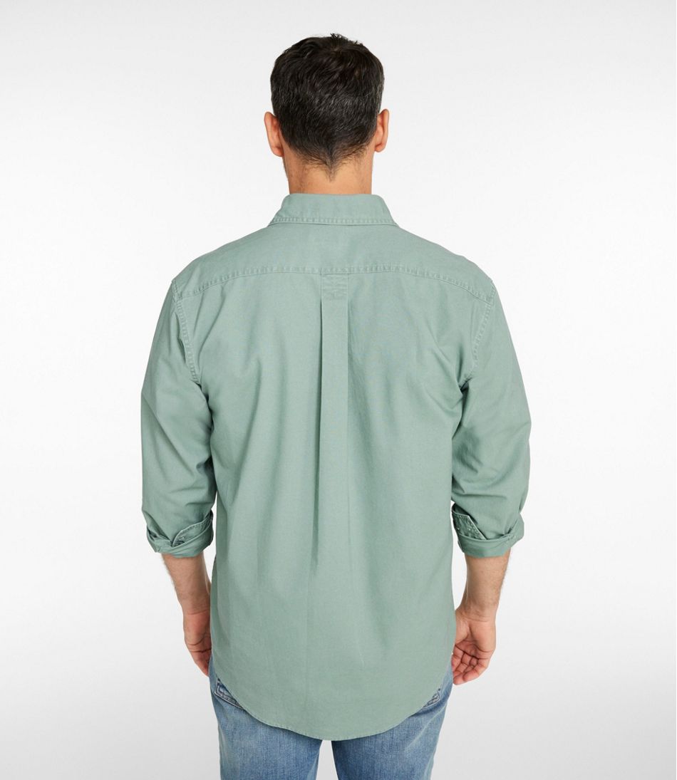 L.L.Bean | Men's Sunwashed Canvas Shirt, Traditional Fit