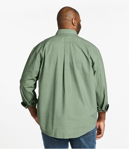 L.L.Bean | Men's Sunwashed Canvas Shirt, Traditional Fit