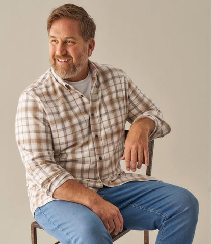 L.L.Bean | Men's Scotch Plaid Flannel Shirt, Slightly Fitted