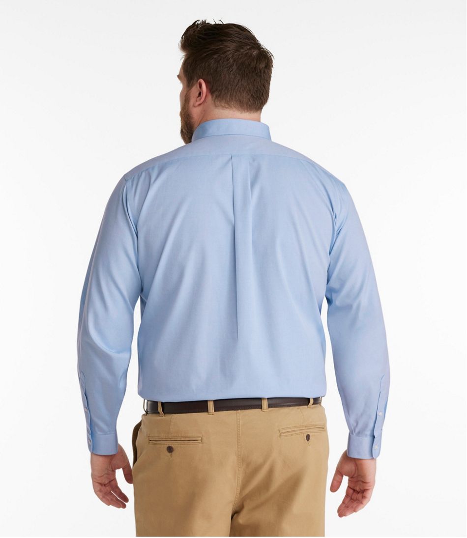 L.L.Bean | Men's Wrinkle-Free Pinpoint Oxford Cloth Shirt, Traditional Fit