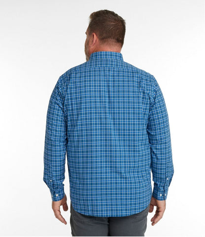 L.L.Bean | Men's Wrinkle-Free Kennebunk Sport Shirt, Slightly Fitted Check