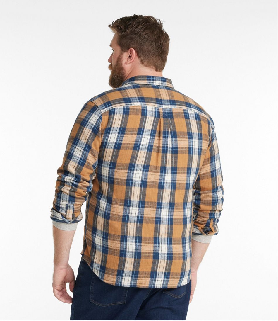 L.L.Bean | Men's 1912 Field Flannel Shirt, Slightly Fitted Untucked Fit, Plaid