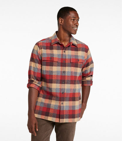 L.L.Bean | Men's Chamois Shirt, Traditional Fit, Plaid
