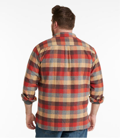 L.L.Bean | Men's Chamois Shirt, Traditional Fit, Plaid
