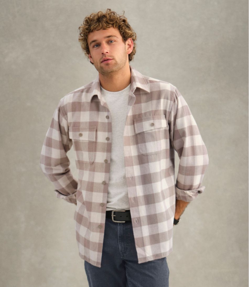 L.L.Bean | Men's Chamois Shirt, Traditional Fit, Plaid