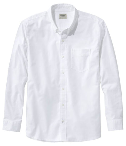 L.L.Bean | Men's Comfort Stretch® Oxford Shirt, Traditional Untucked Fit